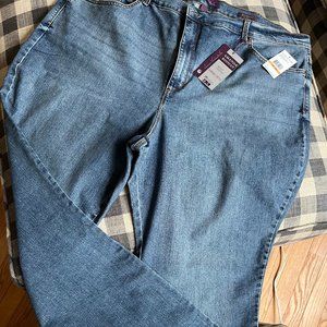 NWT! Gloria Vanderbilt Amanda Bootcut Jeans Plus size 24W Long